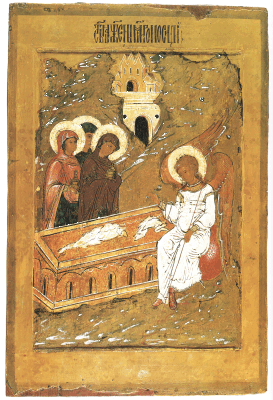 The Spicebearing Women at the Tomb, Russland 17. Jh.